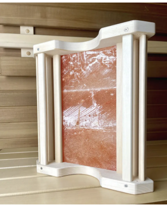 Hymalayan saltlampeskærm ravgul 340x440x180mm SAUNA OG HAMAM BELYSNING
