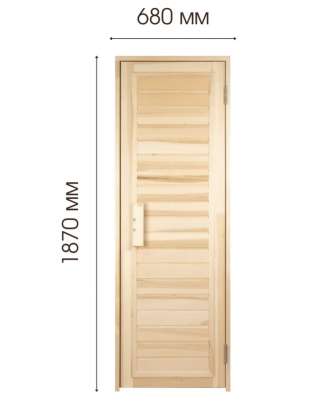 Træ sauna døre 70x190 SAUNA DØRE