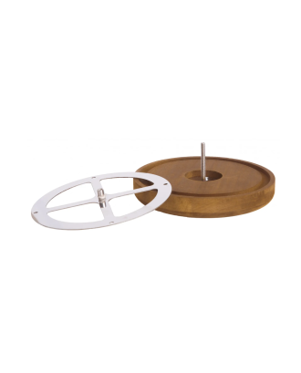 Ventilationsjalousi d100 thermowood, base i rustfrit stål SAUNABYGNING