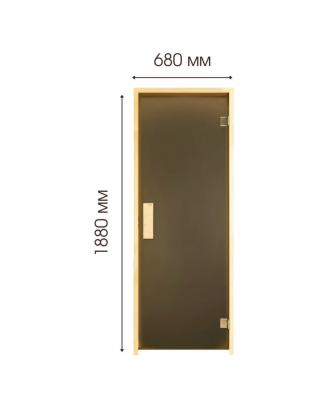 Dør til badekar og sauna Tesli Briz RS 1900 x 700 SAUNA DØRE