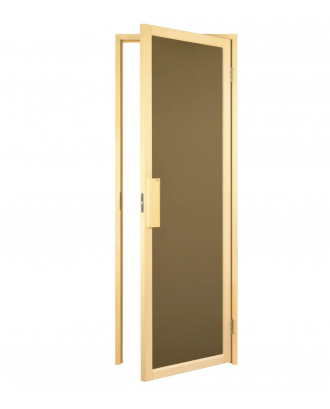 Saunadør DS - Tesli DUO L 1900x700 SAUNA DØRE