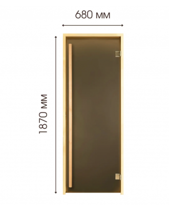 Dør til bade og saunaer Tesli Grand 1900x700 SAUNA DØRE
