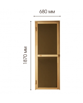 Dør til bade og saunaer Bravo 1900 x 700 SAUNA DØRE
