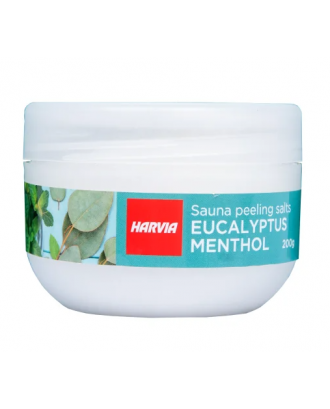 Eksfolierende saunasalt HARVIA, Eucalyptus - Menthol, 200g
