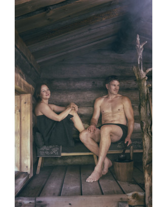 Saunaspand RENTO Bamboo Duo Dark SAUNA TILBEHØR