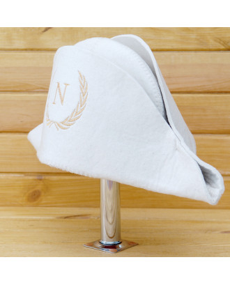 Sauna hat - Napoleon, hvid