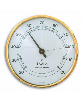 Analogt sauna -termometer med metalring Dostmann TFA 40.1002 SAUNA TILBEHØR