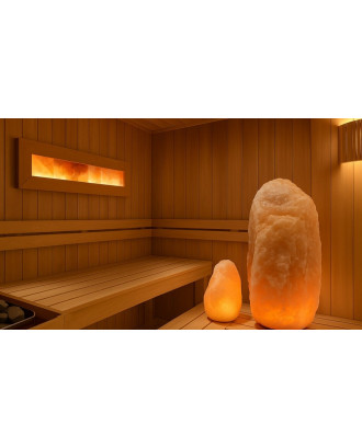 SAUFLEX Himalaya saltlampe, naturlig form, 150-200 kg SAUNA OG HAMAM BELYSNING