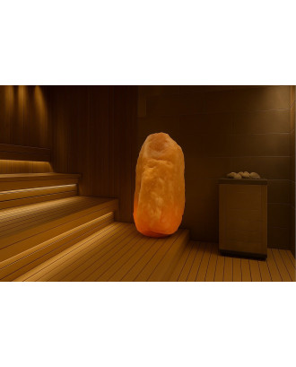 SAUFLEX Himalaya saltlampe, naturlig form, 150-200 kg SAUNA OG HAMAM BELYSNING