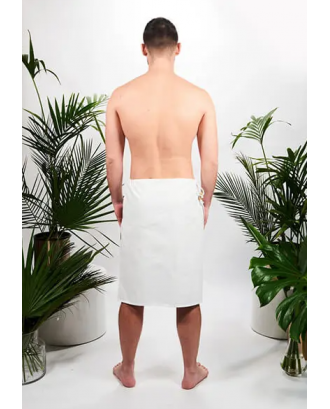 100% naturlig sauna outfit, herrekilt, hvid SAUNA TILBEHØR