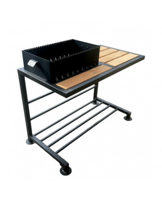 Klassisk grill med bord 120x60x85