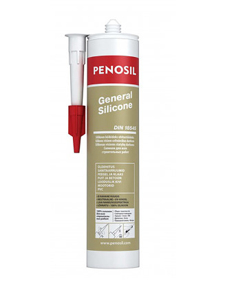Penosil General Silicone, farveløs, +200 ° c SAUNABYGNING