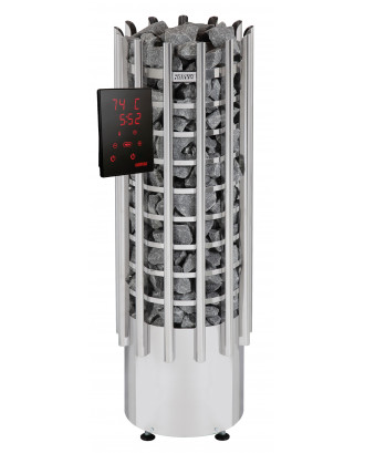 Elektrisk saunavarmer Harvia Glow TRT90XE 9kW, med kontrolenhed