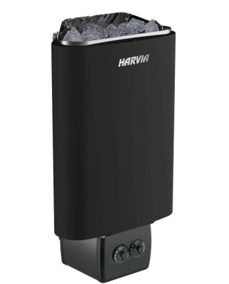Elektrisk saunaovn Harvia Delta D36, 3,6 kW, sort, med indbygget styring ELEKTRISKE SAUNAVARMER
