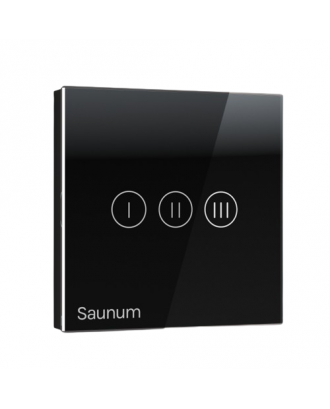 Kontrolenhed til Saunum Base indeklimaanlæg, sort