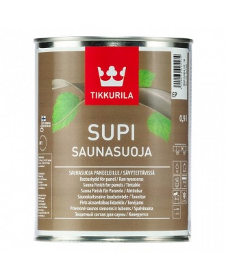 Sauna finish til paneler Tikkurila Supi Saunasuoja SAUNABYGNING