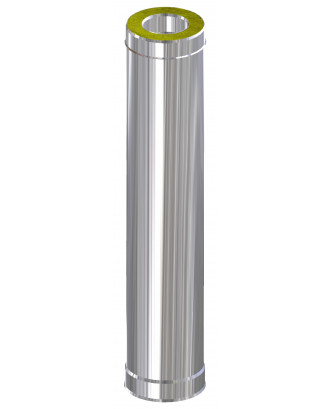 Isoleret komfurrør d115/200, 1m 1mm/0,5mm (GP2-013898)