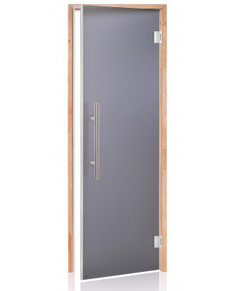 Sauna Door Ad LUX, Alder, Grey Matter 70x190cm