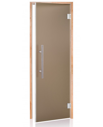 Sauna Door Ad LUX, Alder, Bronze Matte 70x210cm