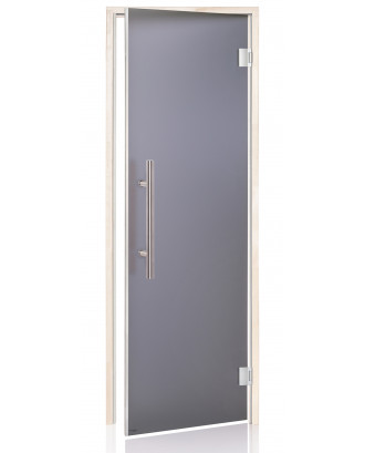 Sauna Door Ad LUX, Aspen, Grå Matt 70x190cm