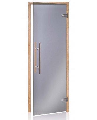 Sauna Door Ad Premium Light, Alder, Grey 80x200cm SAUNA DØRE