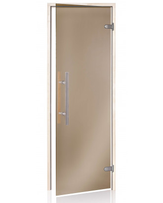 Sauna Door Ad Premium Light, Alder, Bronze 70x190cm