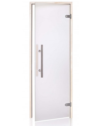 Sauna Door Ad Premium Light, Aspen, Gennemsigtig 80x200cm SAUNA DØRE