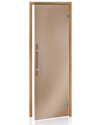 Sauna Door Ad Premium Light, Thermo Aspen, Bronze 80x200cm SAUNA DØRE
