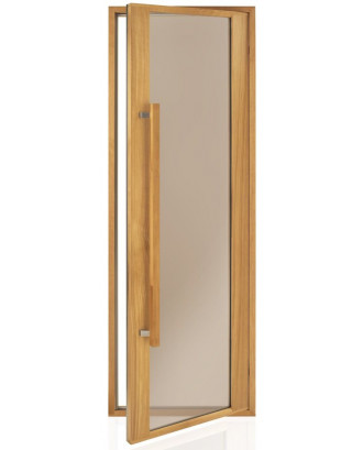 Saunadør til Etna, Thermo Aspen, Bronze 90x210cm SAUNA DØRE