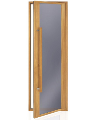Saunadør Ad Etna, Thermo Aspen, Grå Mat 90x210cm SAUNA DØRE