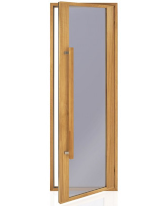 Saunadør Ad Etna, Thermo Aspen, Grå 90x210cm SAUNA DØRE