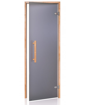 Sauna Door Ad Natural, Alder, Grey Matte, 70x200cm