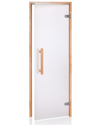 Sauna Door Ad Natural, Alder, Clear Matte, 80x190cm